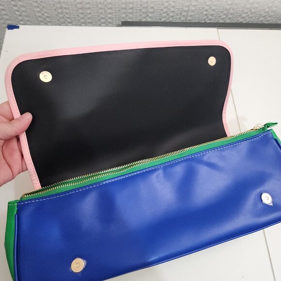 Kate Spade 'Great Hair Day ' Hair Tools Case Travel Pink Green Blue - Picture 7 of 11